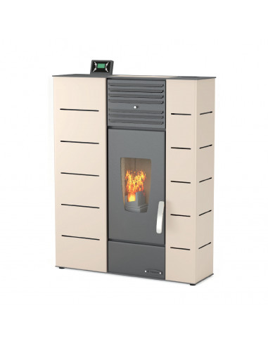 MYA Slim 9 kW – La Stufa a Pellet Compatta e Versatile per Spazi Ridotti  La nostra Slim a pellet da 9 kW è la soluzione ideale