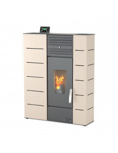Mya Slim 12 kW – La Stufa a Pellet Compatta, Potente e Intelligente