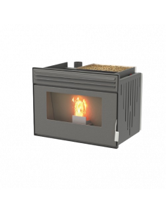 Inserto a Pellet 9 kW – Trasforma il Tuo Camino in una Fonte di Calore Efficiente