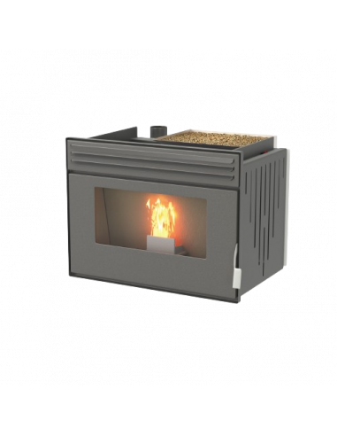 Inserto a Pellet 9 kW – Trasforma il Tuo Camino in una Fonte di Calore Efficiente