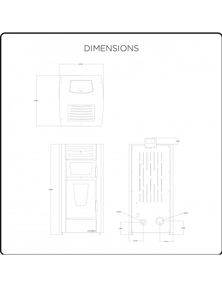 Sofy 12 kW – La Stufa a Pellet con Forno: Calore e Gusto in un Solo Prodotto