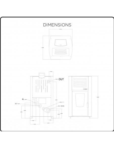 Levitas 16 + 7 kW – La Stufa a Pellet Idro Elegante, Potente e Intelligente