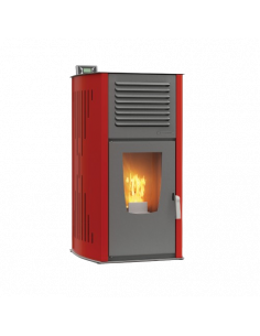 Levitas 16 + 7 kW – La Stufa a Pellet Idro Elegante, Potente e Intelligente