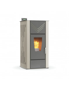 Stufa a Pellet Idro 10 + 5 kW Modello Veronica