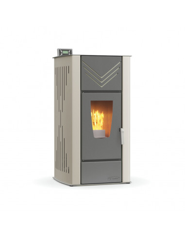 Stufa a Pellet Idro 10 + 5 kW Modello Veronica