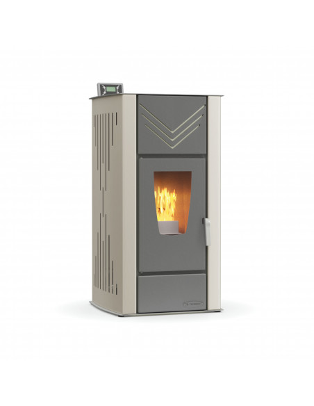 Stufa a Pellet Idro 10 + 5 kW Modello Veronica