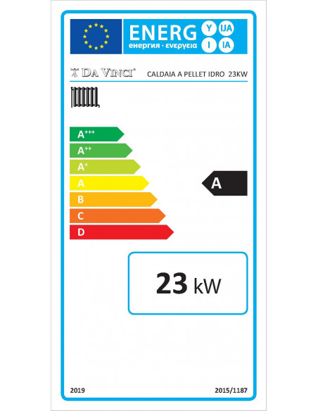 Caldaia a Pellet 23 kW Modello Slim– Compatta, Efficiente, Intelligente