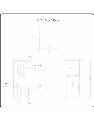 Caldaia a Pellet 33 kW – Modello Slim