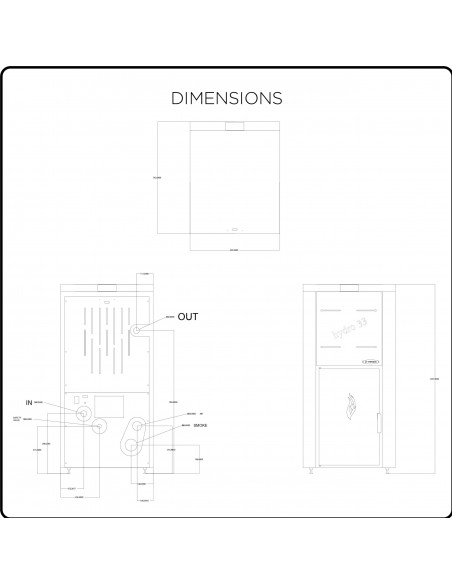Caldaia a Pellet 33 kW – Modello Slim