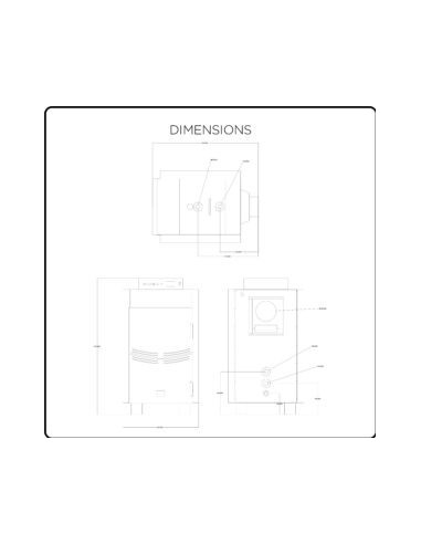 Caldaia a Legna con tre giri di fumo – Modello Fiamma 55 kW