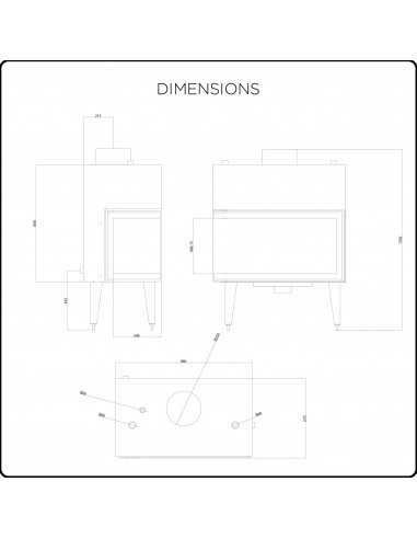 Camino Inserto Eros 16 kW – Vetro ad Angolo e Alta Efficienza Aerotermica