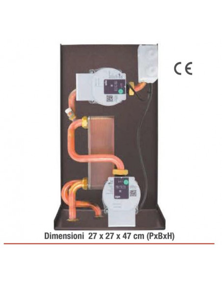 Linea kit 2 verticale  Separatore impianto 40 kw