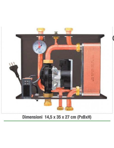 Linea kit idropellet 3 compact 40 kw