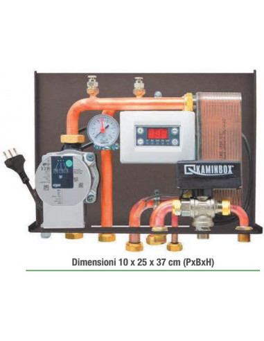 Linea kit idropellet 3 valvola a 3 vie 40 kw