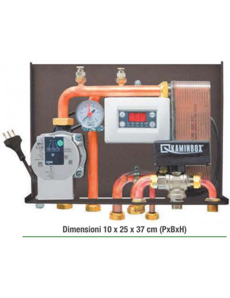 Linea kit idropellet 3 valvola a 3 vie 40 kw