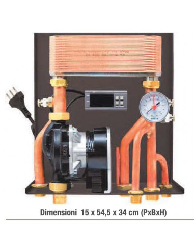 Kit salvacaldaia 30kw  kit vaso escluso