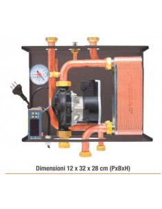 Kit salvacaldaia compact  30kw  kit vaso escluso
