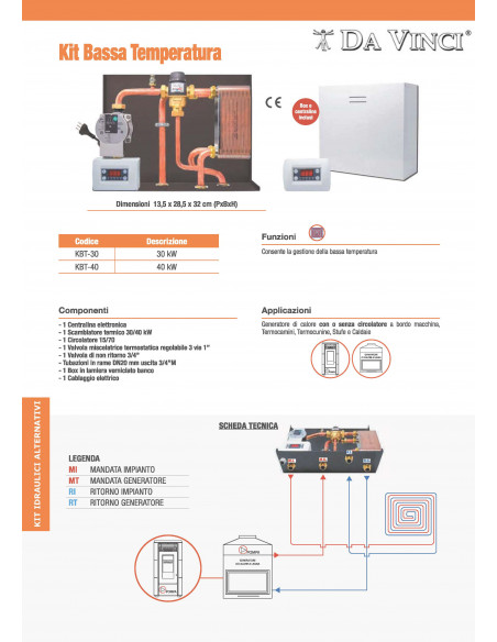 Kit bassa temperatura  30kw