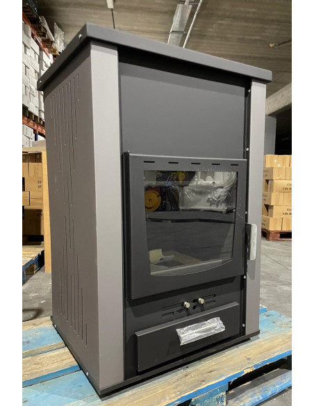 Stufa a Legna IDRO 27 + 6 kW modello Carina
