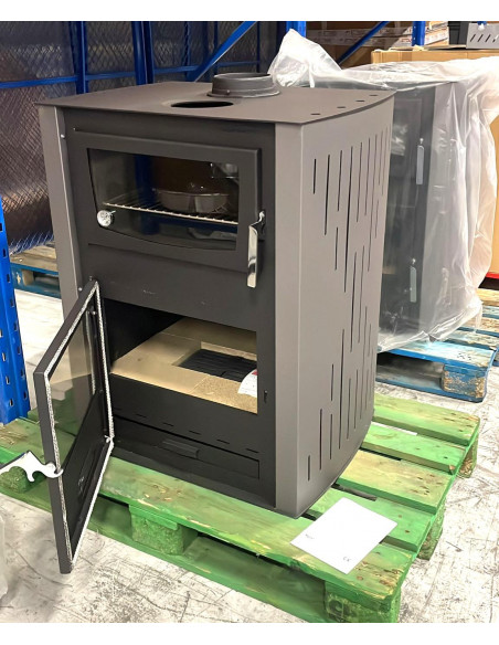 Termostufa a Legna con Forno – 27 + 8 kW modello Colibis