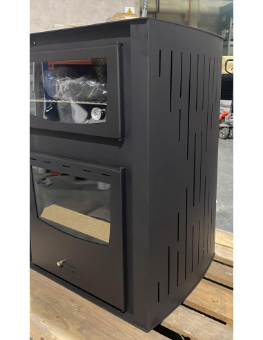 Termostufa a Legna con Forno Modello SIRMY 20 + 5 kW