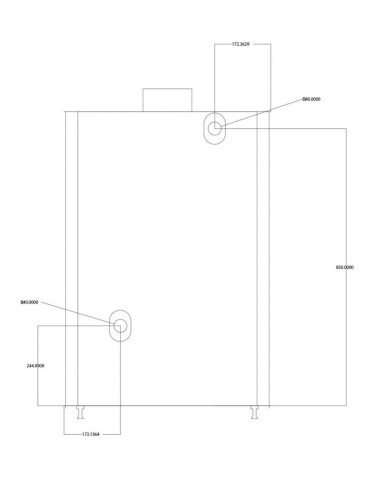 Termostufa a Legna con Forno Modello COLIBIS  27 + 8 kW