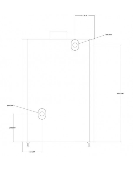 Termostufa a Legna con Forno Modello COLIBIS  27 + 8 kW
