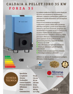 Caldaia a Pellet 35 kW Modello Forza 35 – Efficienza Termica e Facilità di Utilizzo 2