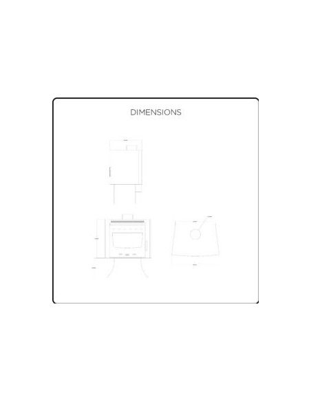 Stufa a Legna AURORA 15 kW Ventilata