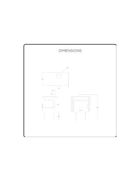 Stufa a Legna SIRIA 12 kW – Vetro Trilaterale