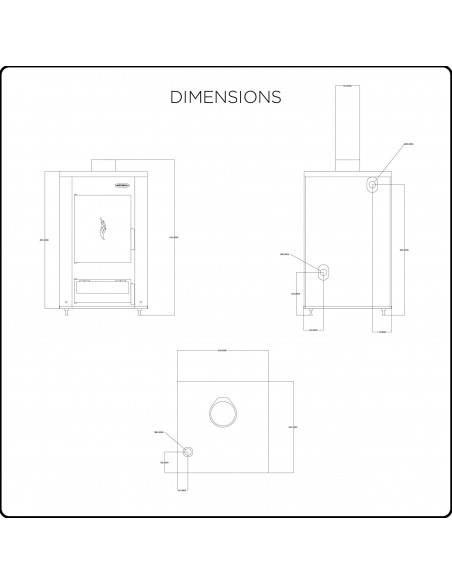 Caldaia a Legna da 20 kW – Riscaldamento a Radiatori, Trasformabile a Pellet