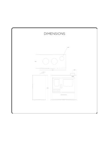 Cucina a Legna Moderna Delfy 12 kW