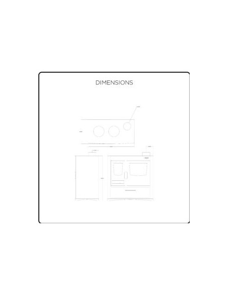 Cucina a Legna Moderna Delfy 12 kW